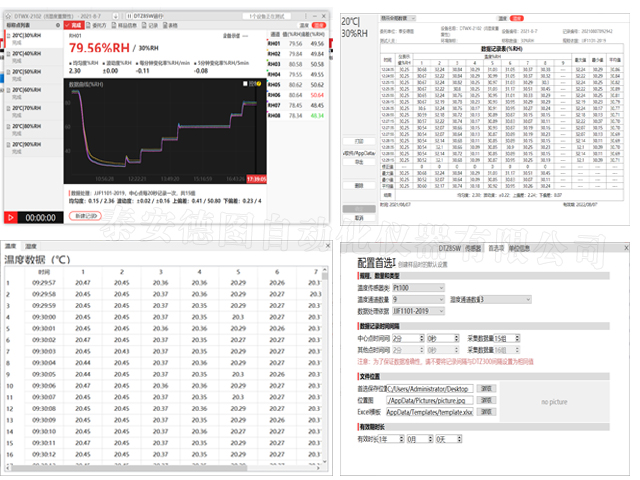 temperature humidity acquisition system data